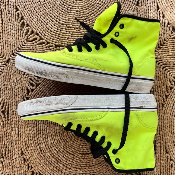 Vintage Neon Hitop Vans - Picture 3 of 5